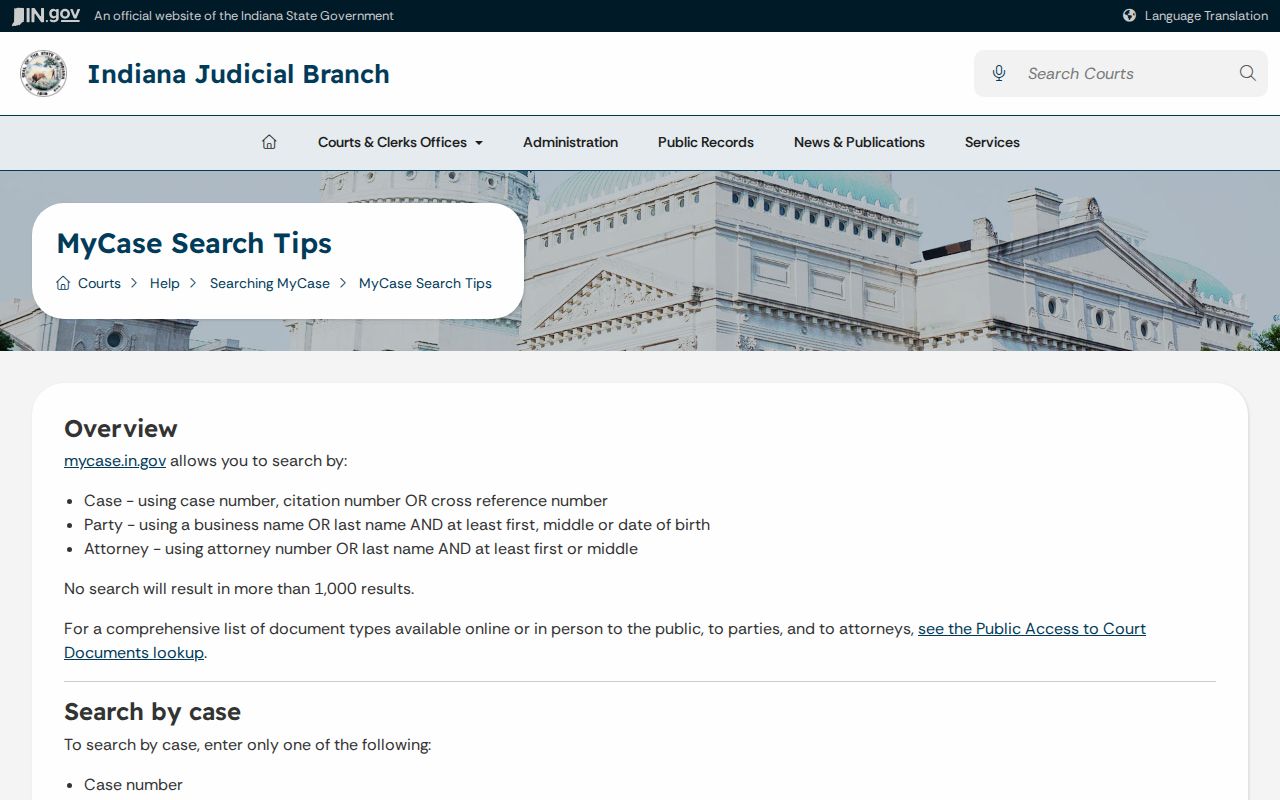 Fulton County warrant search field instructions